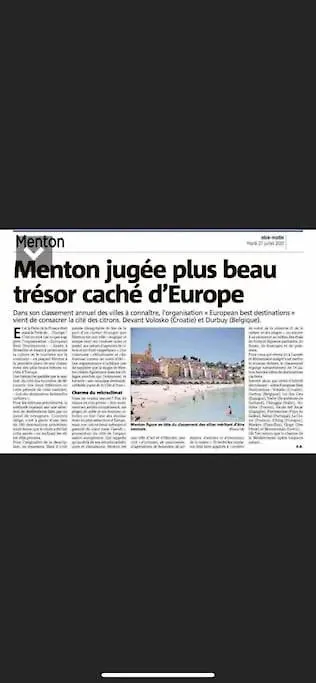 4 Personnes- Menton - Monaco - Plages - Neuf 0*,