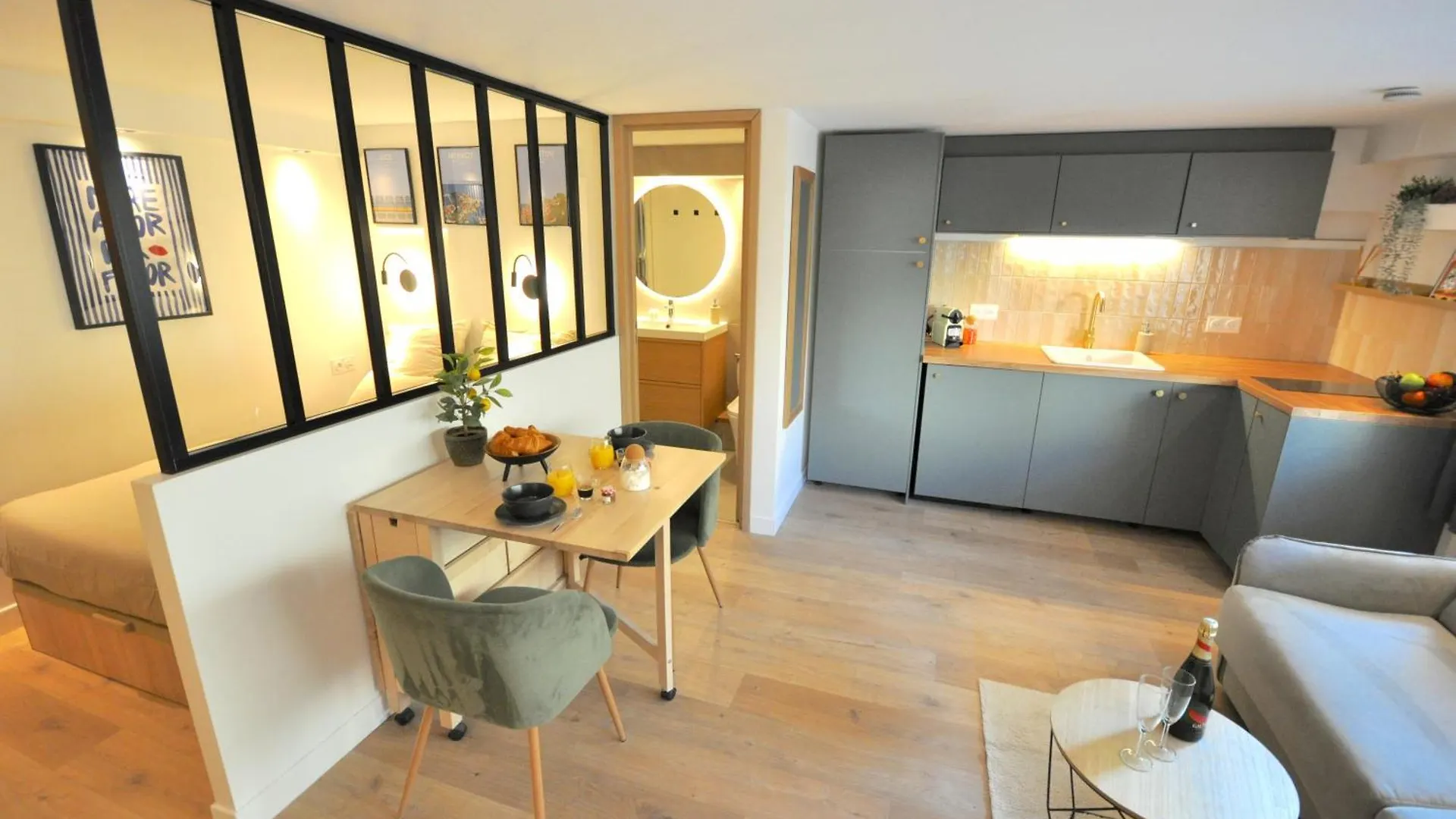 Apartment 4 Personnes- Menton - Monaco - Plages - Neuf Frankreich